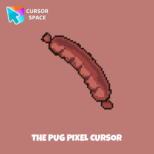 The Pug Pixel cursor pointer cursor